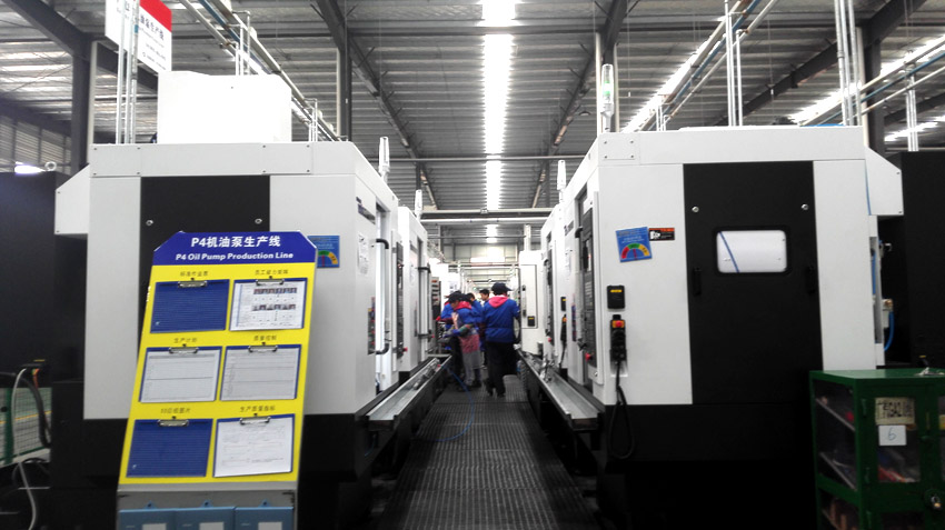 湖南機油泵生產(chǎn)車間展示